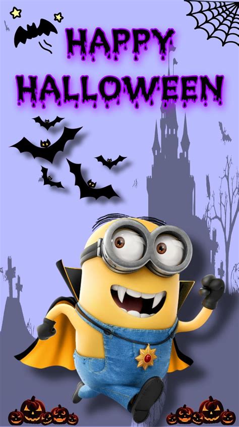 A Happy Halloween Card With A Cartoon Character