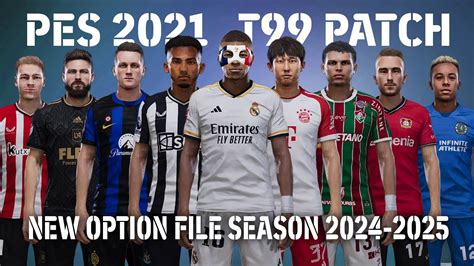 Pes New T Patch Option File Season Youtube