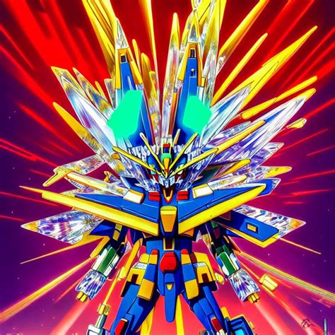 Ultimate Explosion Of Crystal Symmetric Gundam Davi OpenArt