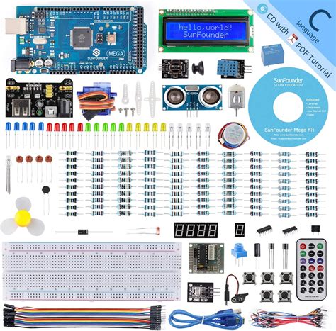 Sunfounder Mega R Project Super Starter Kit With Mega Board