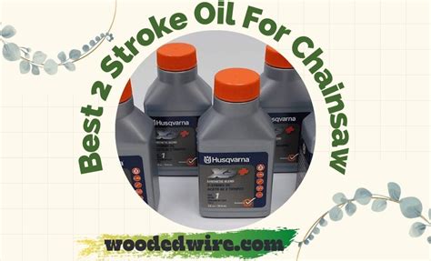 Best 2 Stroke Oil For Chainsaw To Keep The Machine Well