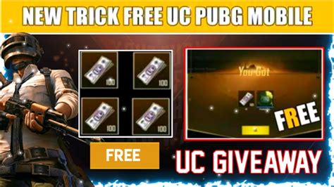 How To Get Free Uc In Pubg Mobile Youtube