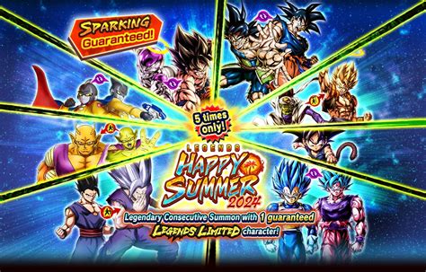 LEGENDS HAPPY SUMMER 2024 Summon Simulator Dragon Ball Legends Database