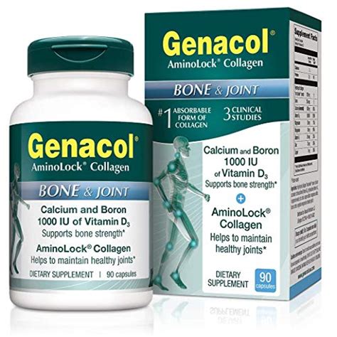 Genacol Bone Health And Joint Support Supplement With Calcium Boron