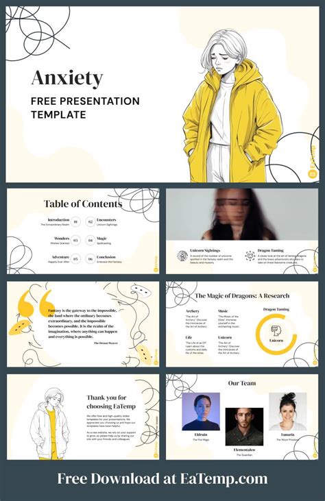 Anxiety Powerpoint Presentation Template Eatemp