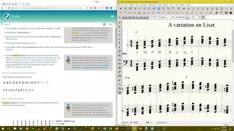Finale V255 How To Add A Harmonic Analysis Using The Lyric Tool Youtube