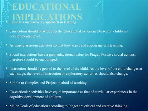 Piagets S Theory Of Cognitive Development Pptx