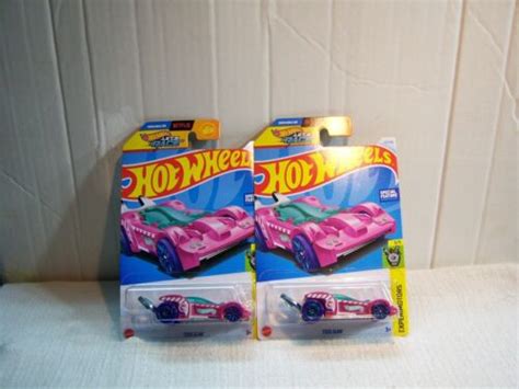 2024 Hot Wheels Lot Of 2 Treasure Hunt Tooligan Pink 3 5 Scale 1 64