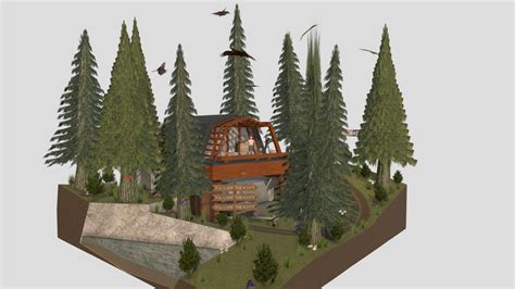 Dae Diorama Eco House D Model By Senne A Ef Sketchfab