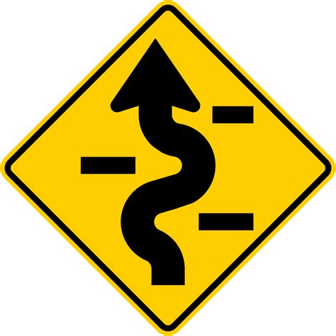 Download W1 5lb Tea - Winding Road Ahead Sign Clipart Png Download - PikPng