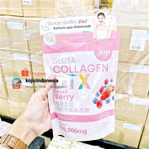 Jual Joji Gluta Collagen Dtx Mixed Berry Shopee Indonesia