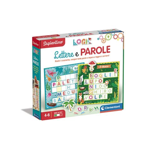 Clementoni Sapientino Logic Lettere E Parole 16464 Toys Center