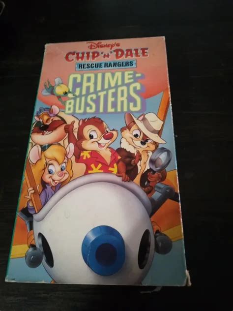 DISNEY S CHIP N Dale Rescue Rangers Crimebusters Vhs EUR 11 32