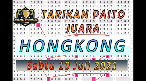 Prediksi Tarikan Paito Hongkong Sabtu 10 Juli 2021 Angka Jitu HK