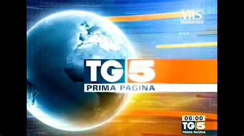 Prima Pagina TG5 Sigle E Intersigle 2009 YouTube