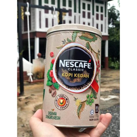 Nescafe Classic Kopi Kedah Limited Edition Shopee Malaysia