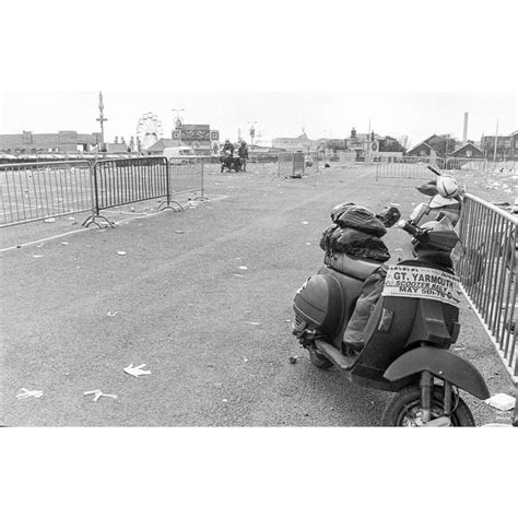 Debby Besford Great Yarmouth Scooter Rally 1987 British Culture