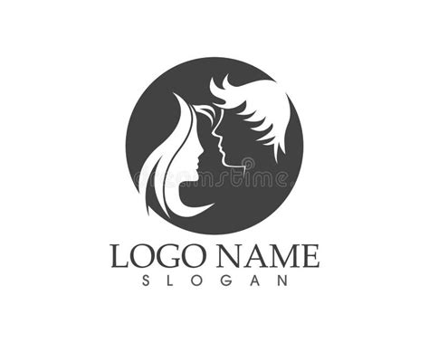 Haircut Style Logo Design Vector Illustration Stock Vector