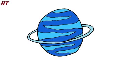 How To Draw Uranus Step By Step Entertainment For All