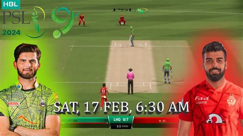 🔴 Live Islamabad United Vs Lahore Qalandars Live Psl Match 1