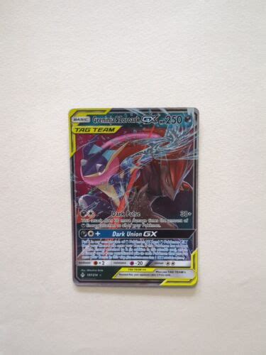 Greninja Zoroark GX 107 214 Unbroken Bonds NM Pokémon TCG eBay