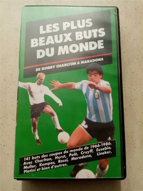 Rare K Vhs Les Plus Beaux Buts Du Monde De Bobby Charlton Maradona