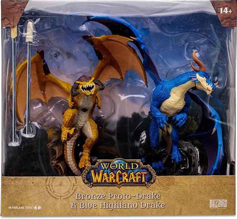 World Of Warcraft Inch Static Figure Pack Bronze Proto Drake