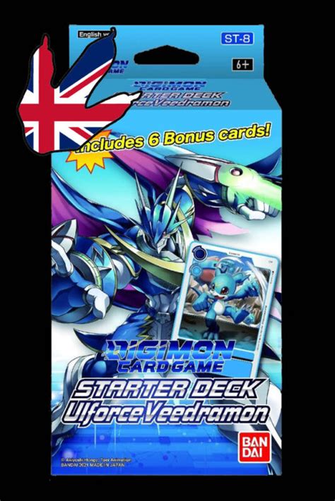 Digimon Tcg Ulforceveedramon Starter Deck St Ingl S