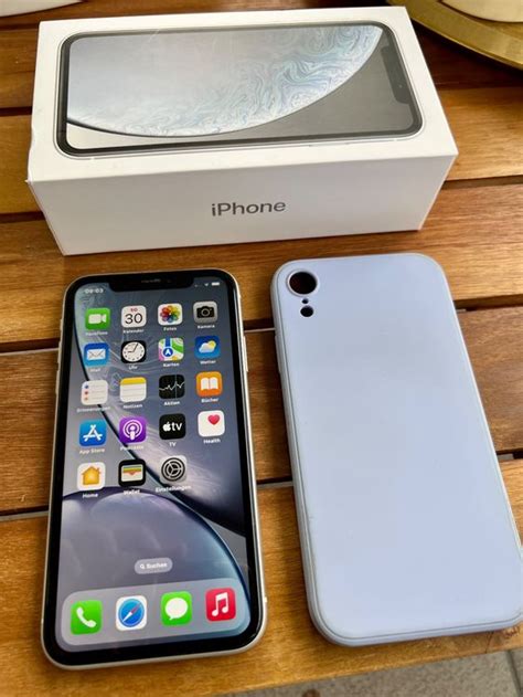 Iphone Xr Gb Weiss Neuwertig Mit Panzerfolie H Lle Kaufen Auf Ricardo