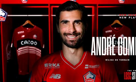 Officiel André Gomes est un nouveau joueur du LOSC Le petit Lillois