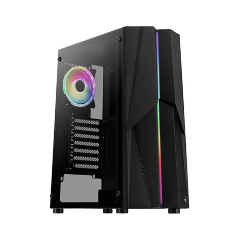 Gabinete Aerocool Mecha Fan Argb Tg Atx Katech Hardware Store