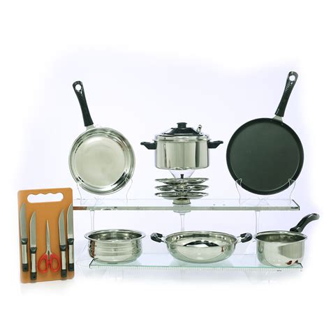 Buy 7 Pcs Induction Friendly Cookware Set + Free Knife Set Online at Best Price in India on ...