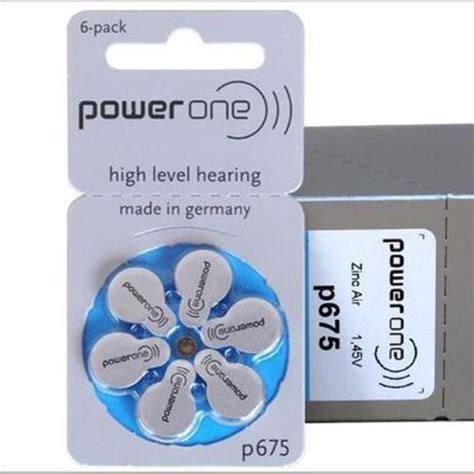 Button Type Zinc Air Power One Hearing Aid Batteries Cell Size Aa