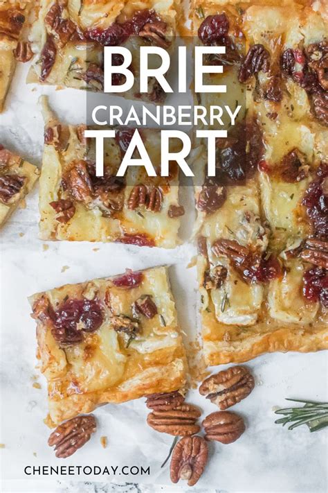 Cranberry Brie Appetizer Tart With Pillsbury Baked Puff Pastry So Easy