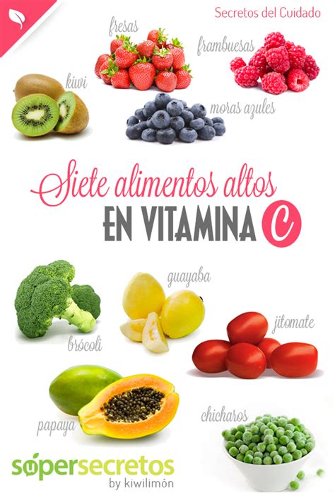 7 Alimentos Altos En Vitamina C Frutas Y Verduras Beneficios Beneficios De Alimentos Salud Y