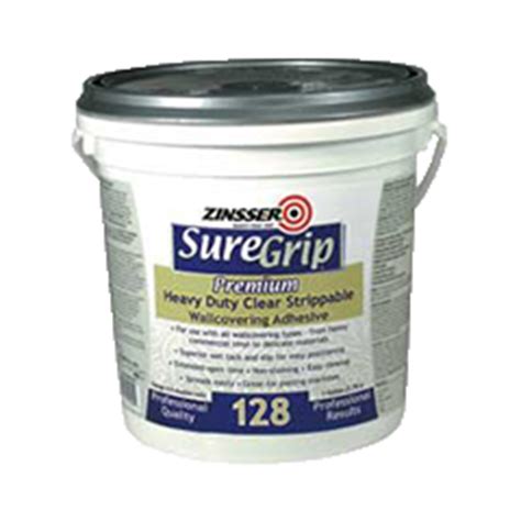 Zinsser® SureGrip® 122 Heavy Duty Clear Strippable Wallcovering Adhesive Product Page