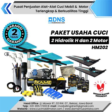 Paket Mobil Dan Motor Pabrik Hidrolik Cuci Mobil Dan Motor