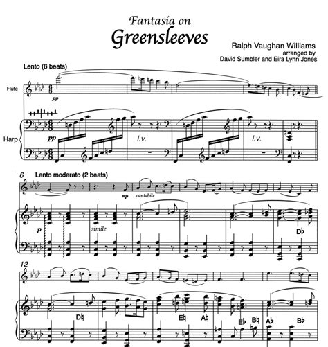 Advanced Greensleeves Flute Sheet Music / Greensleeves Classical Guitar ...