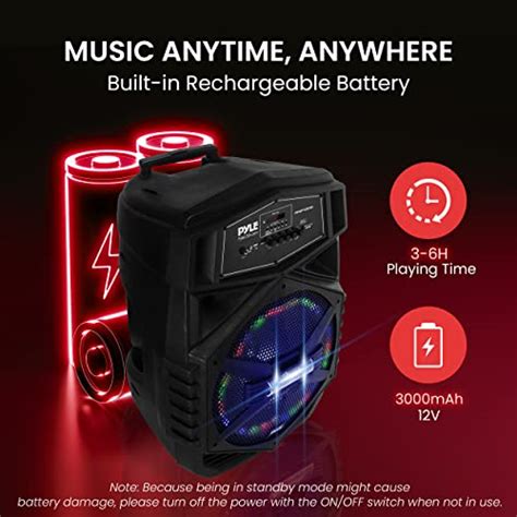 Pyle Portable Bluetooth PA Speaker System 1000W Outdoor Bluetooth