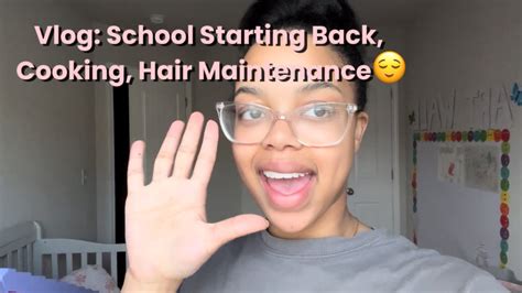 Random Vlog Getting Ready To Go Back To School☺️ And Locing My Hair💁🏽‍♀️ Youtube