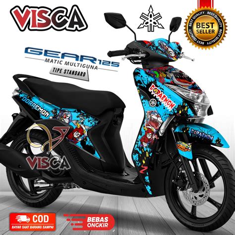 Jual Decal Mio Gear 125 Full Body Stiker Motor Gear 125 Full Body