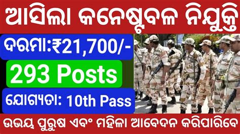 Itbp Constable And Head Constable Telecommunication Recruitment 2022