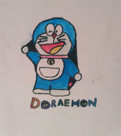 Doraemon Painting At Explore Collection Of