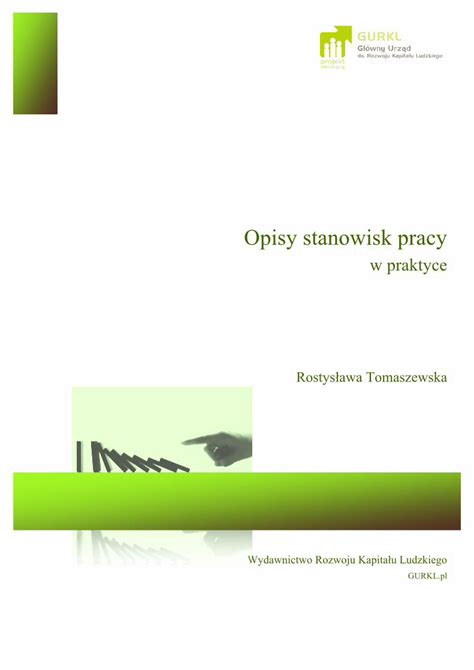 PDF podręcznik opisy stanowisk pracy RT gurkl plgurkl pl