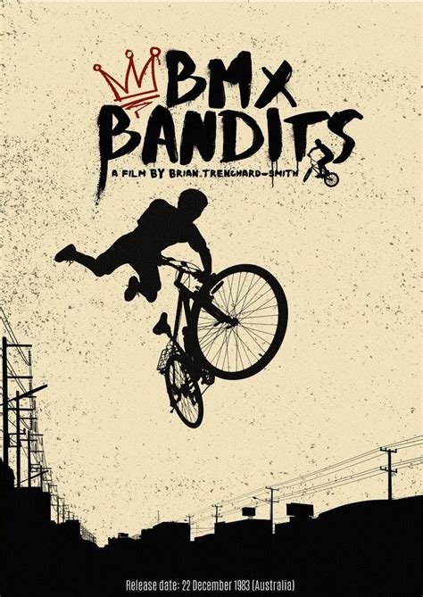 Bmx Bandits 1983 Bmx Bandits Edgy Wallpaper Graphic Design Poster