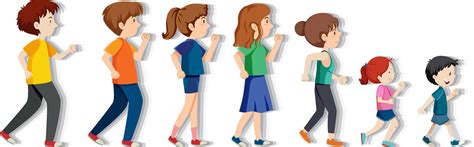 People Walking Backward Cartoon 11119752 Vector Art At Vecteezy