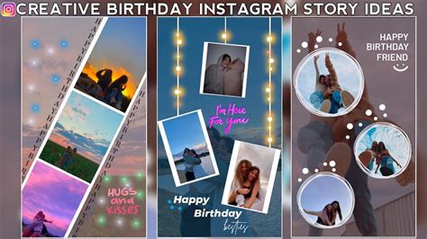 Creative Birthday Instagram Story Ideas Birthday Instagram Story Ideas Youtube