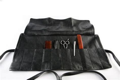 Professional Hair Stylist And Makeup Artist Tool Bag Leather Tool