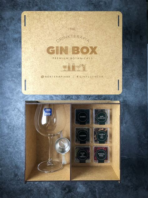 Caixa De Especiarias Para Gin T Nica Ginbox Ta A Cru Elo