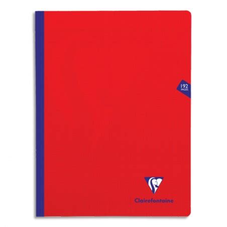 CLAIREFONTAINE Cahier MIMESYS brochure cousue 192 pages Séyès 24x32